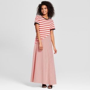 🏖️Who What Wear striped maxi dress - size small